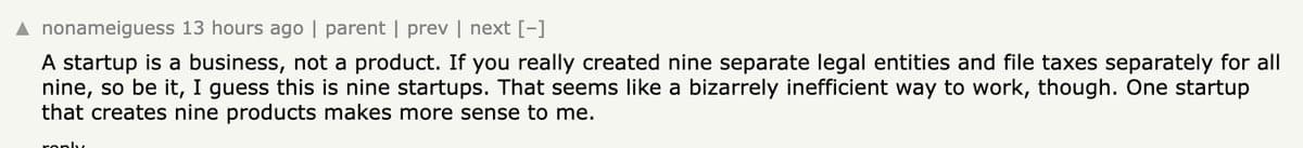 "Stop calling a website a startup" This is so wrong. A startup is any project that aims to validate a need. A headline +…