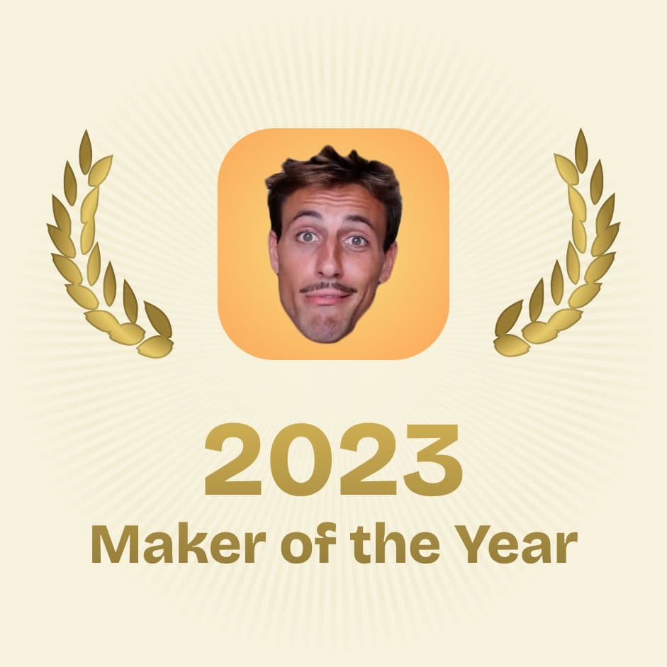 - 21 products - 13 top product - Maker of the year Here’s what I learned about launching startups Product Hunt ↓
