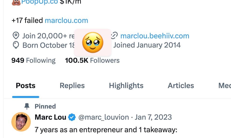 I used to look at 100K followers' accounts as rock stars. It seemed unachievable. So I stopped caring about numbers I…