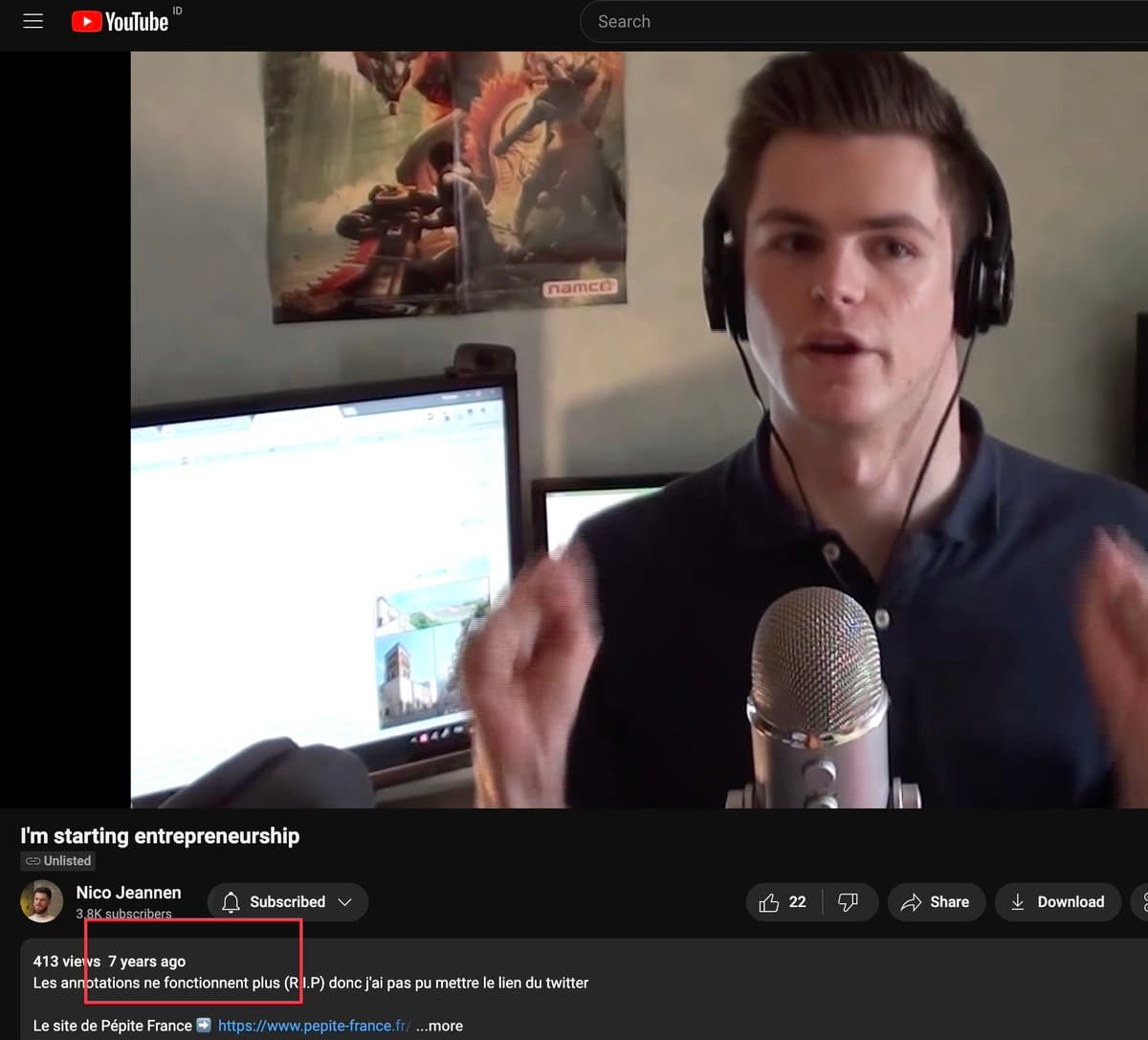 "Invalid traffic" Dear @YouTube & @AdSense Your creator @nico_jeannen got demonetized after your algorithm made his last…