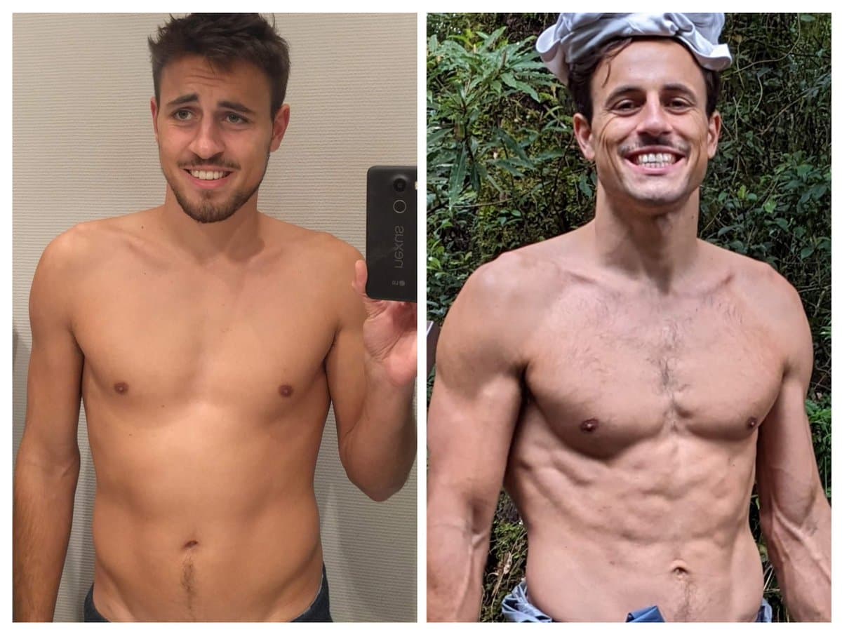 At 30, I look better with 7 workouts a week