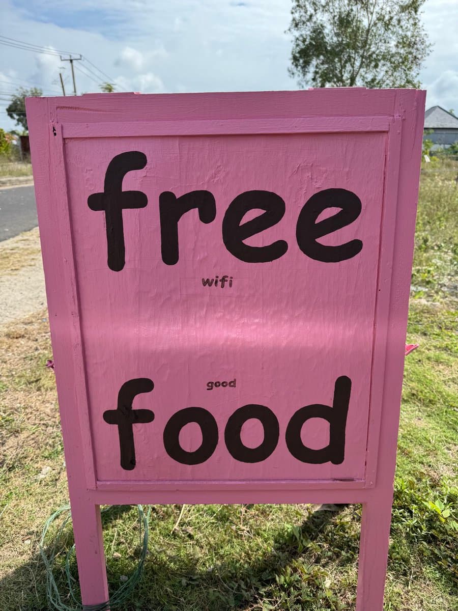 Guerrilla marketing in Bali