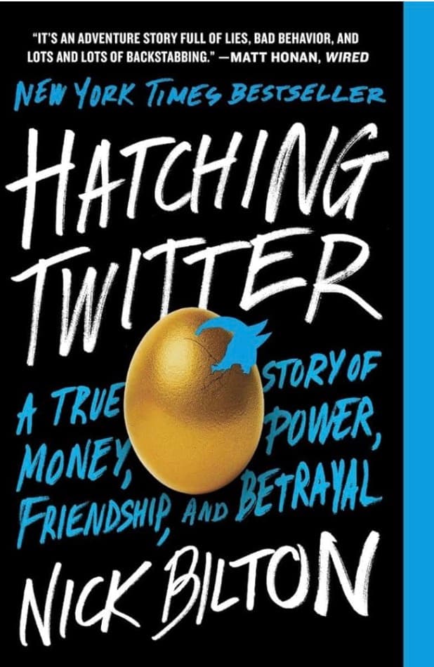 I finished reading the story of Twitter. And I'm so glad I'm not an ambitious entrepreneur. Friends betrayal, VC money…