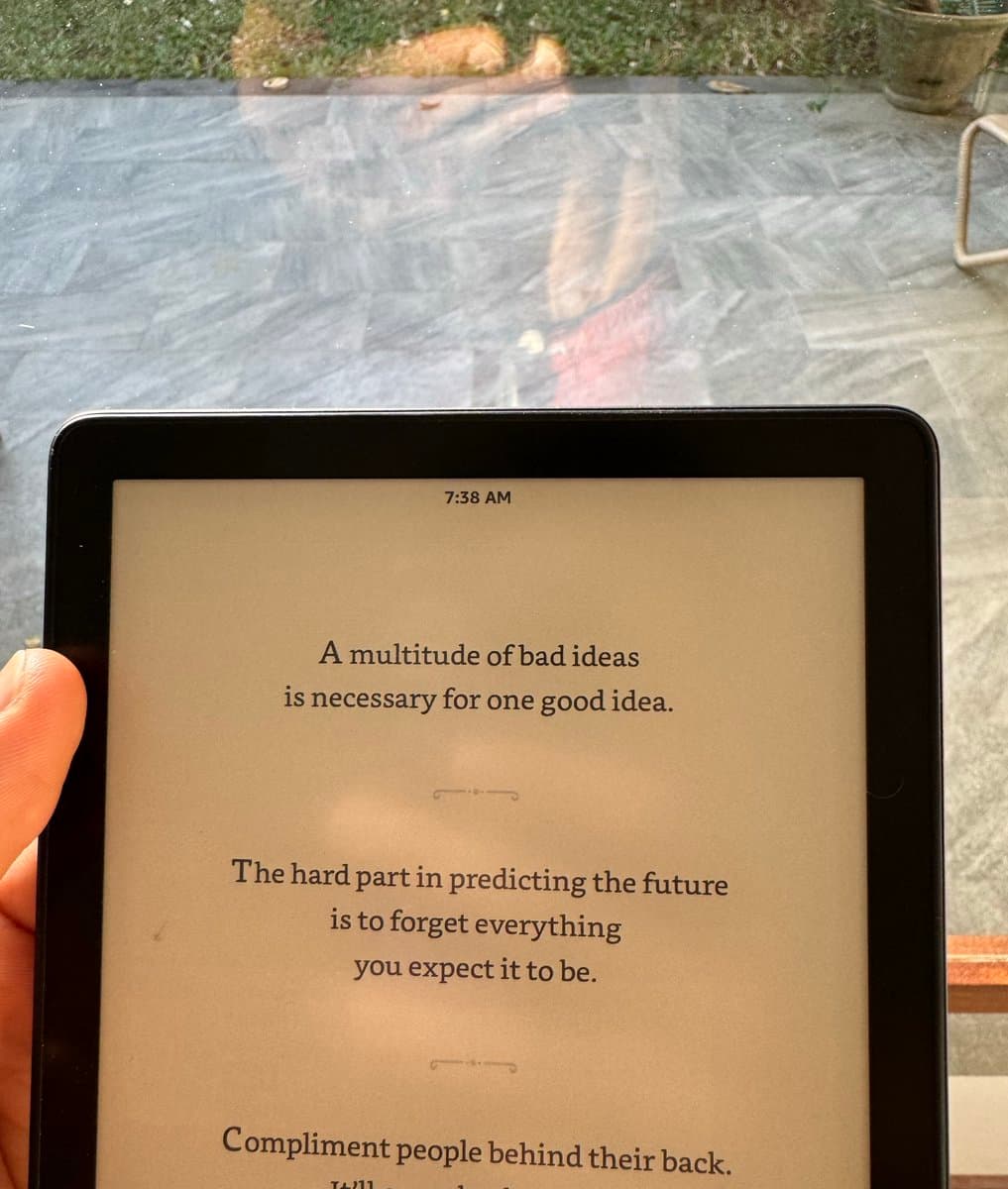 Many small bets are necessary to build a startup that'll change your life.