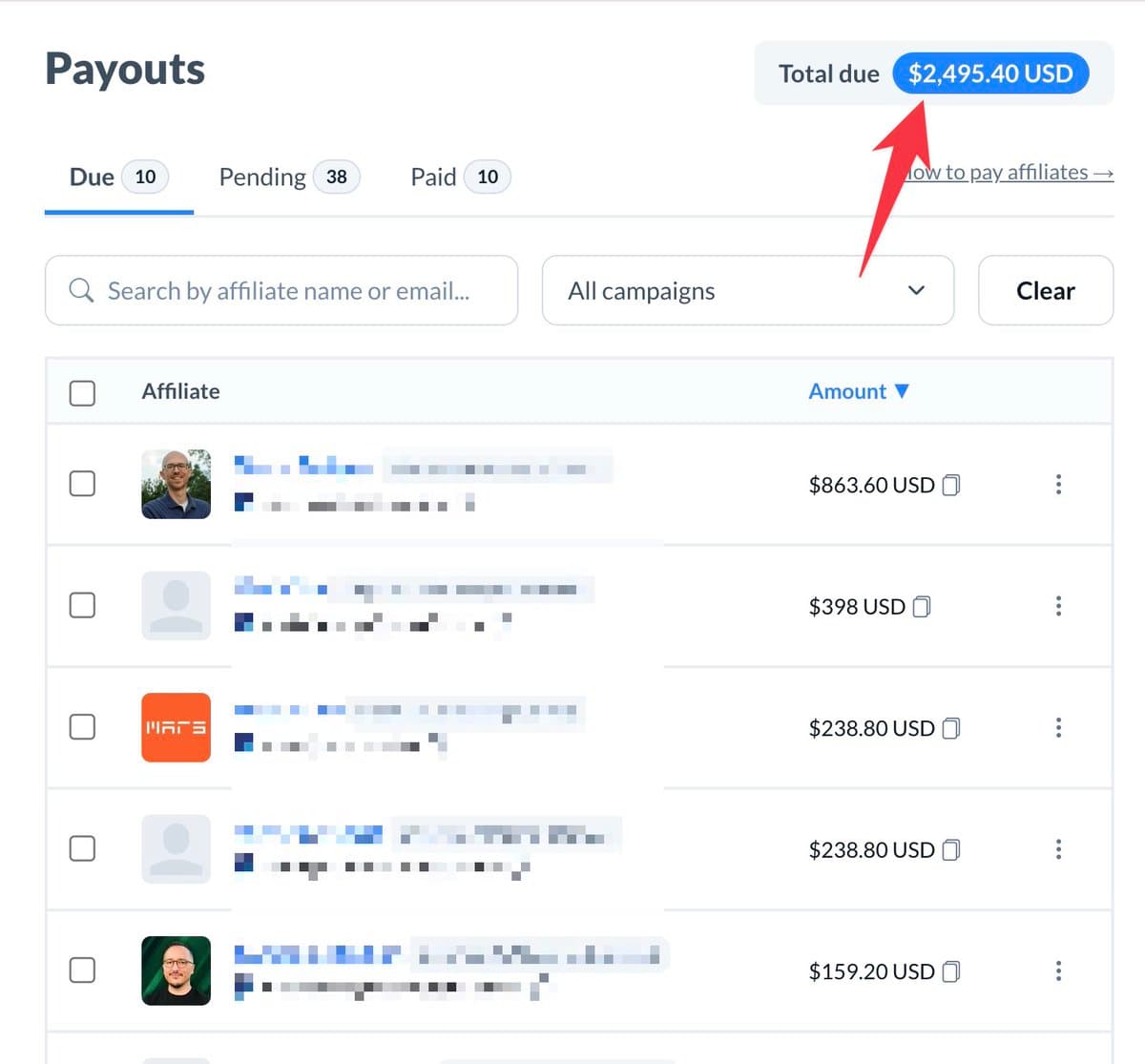 Highest affiliates payout for ShipFast — $2,500 in June Someone makes $900/month with 1 YouTube video