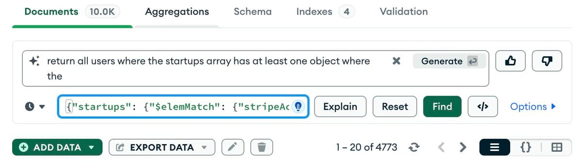 To get these numbers, I spoke English. 1/ I asked my database to extract all the @stripe-verified users. 2/ I uploadedβ¦