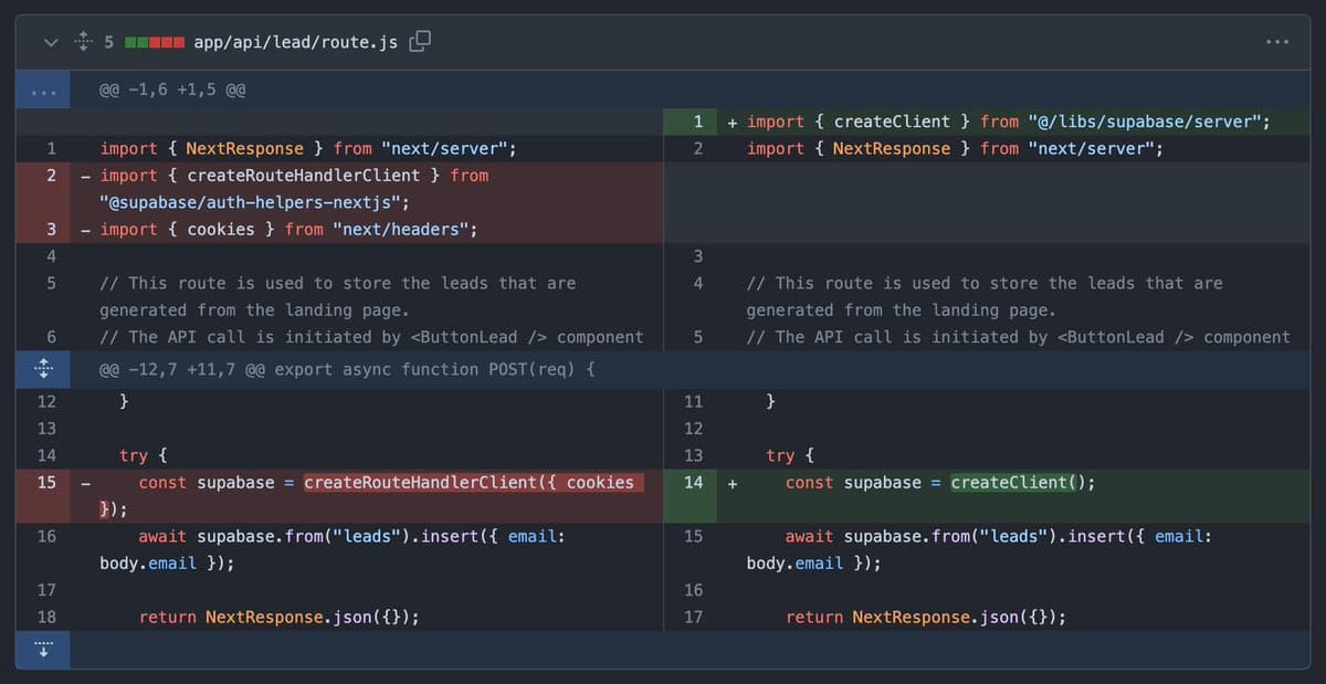 ShipFast now uses @supabase's SSR package for all auth features ✨