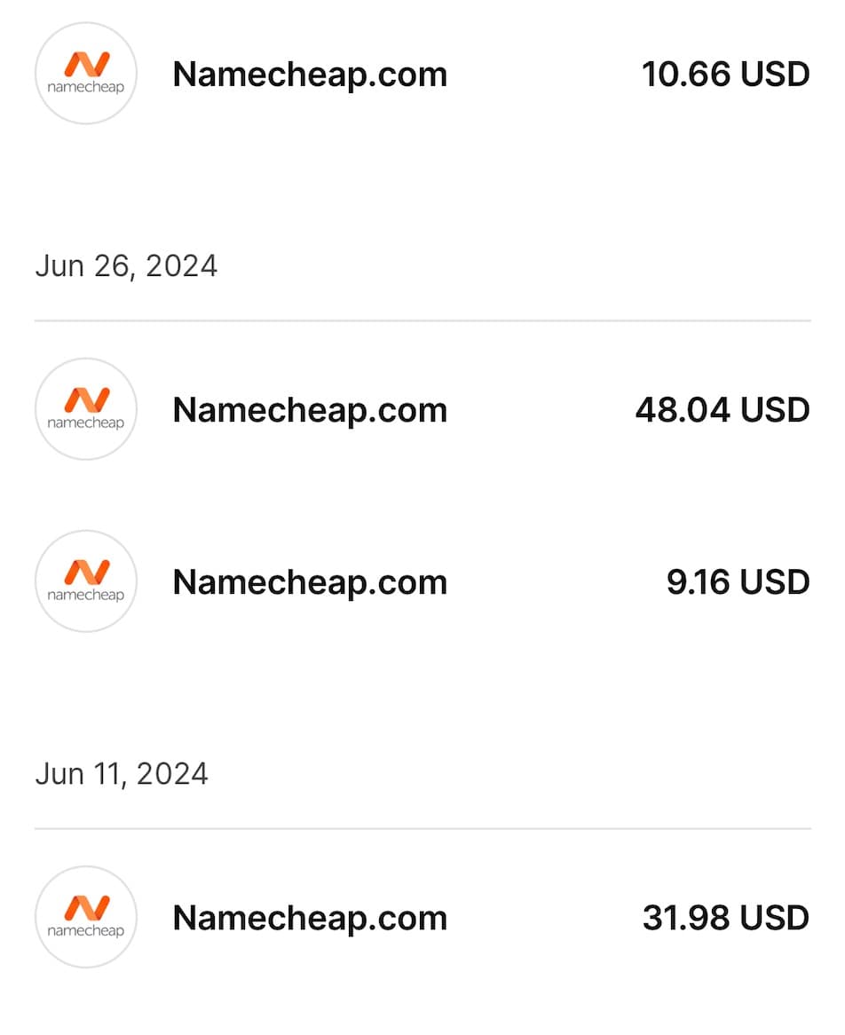 The downside of shipping fast: Yearly domain renewals become a weekly membership 😅