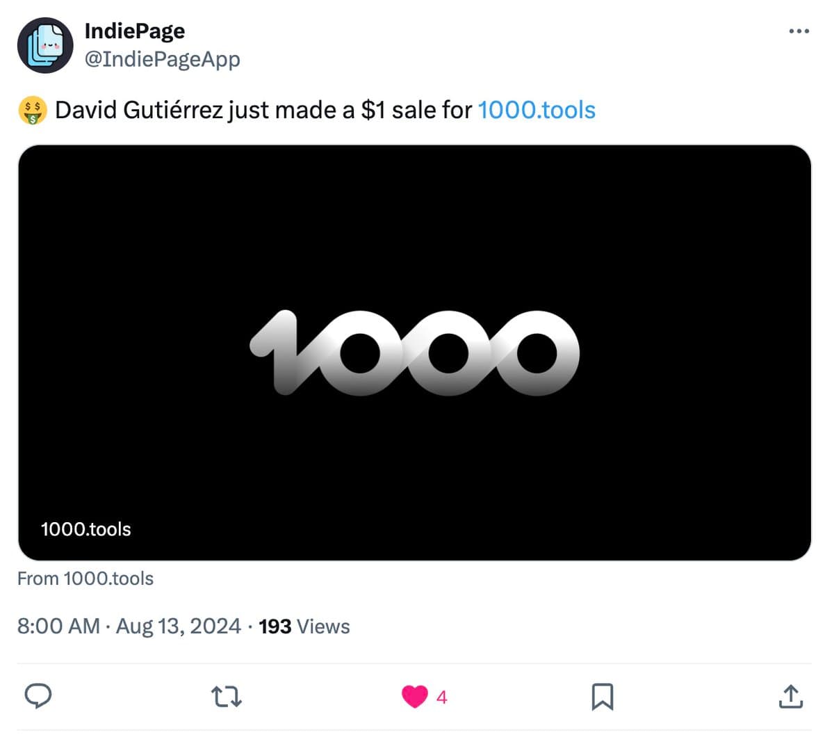 "But I hate marketing" I launched IndiePage 1.5 years ago: 🙋 9,895 pages created 🥇 Product of the day 🤑 $10M…