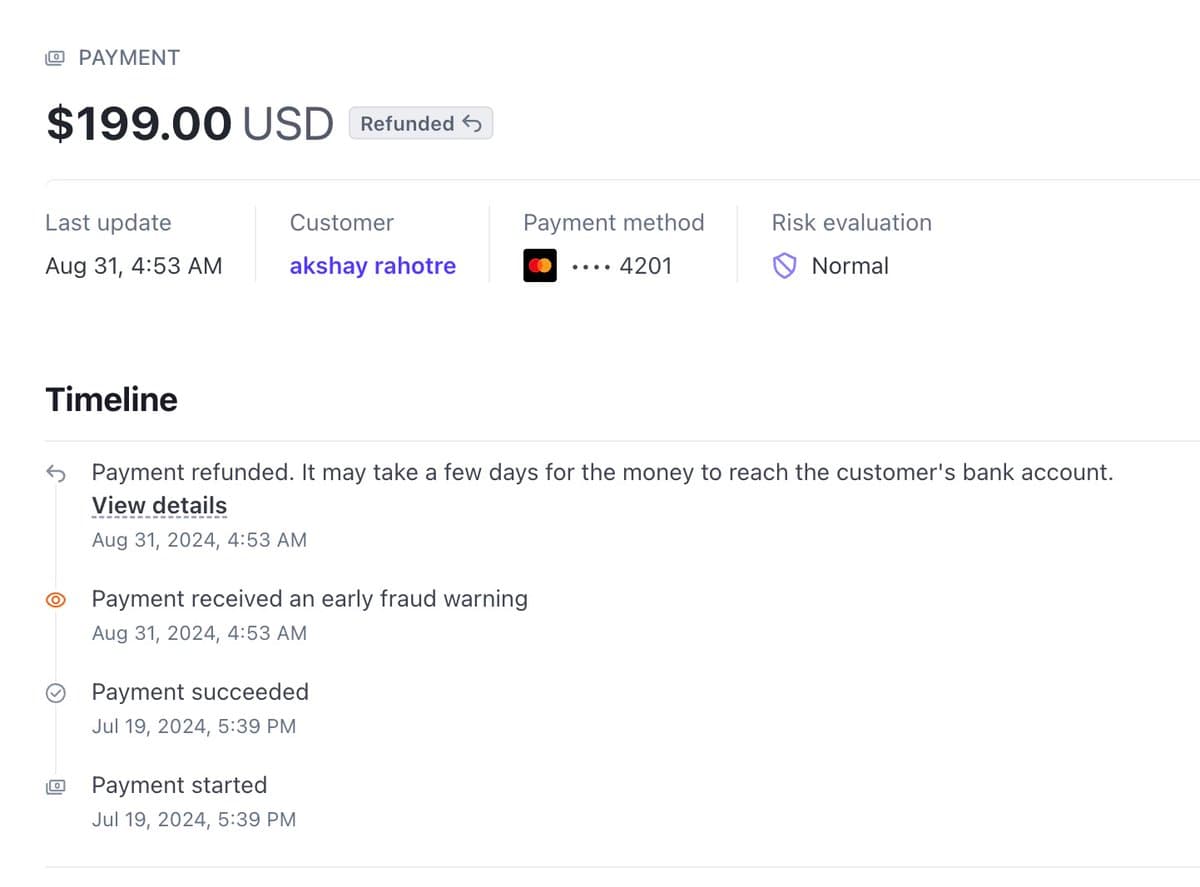 WTF my little startup saved me 4 disputes overnight 🤯 I got 4 stolen card events in my sleep. 0 emails from Stripe…