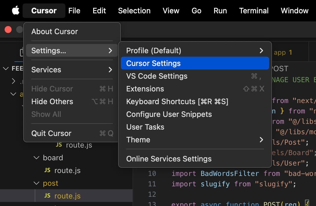 Nice hack for Cursor + Sonnet: You can set rules to customize how the AI should write code (explicit naming, React…