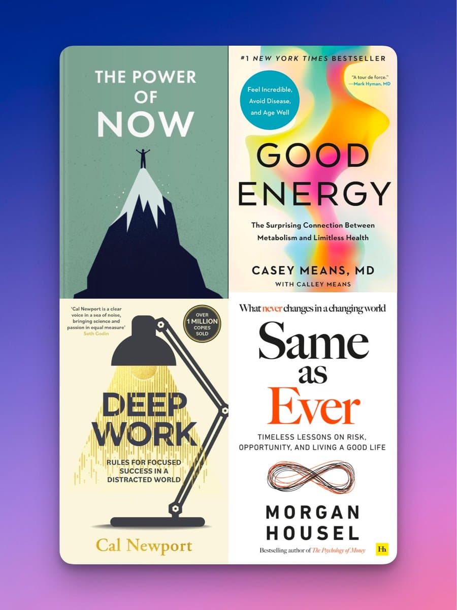 Top 4 favorite books of 2024. My notes for each 🧵