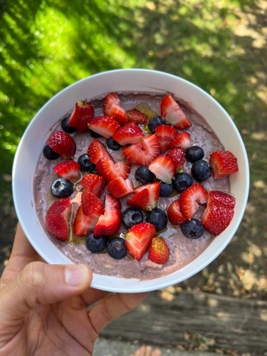 11 am breakfast: + 12 mixed nuts (60g of macadamia, walnuts, chia, etc.) + Ceylon cinnamon + Cocoa powder (blueprint) +…