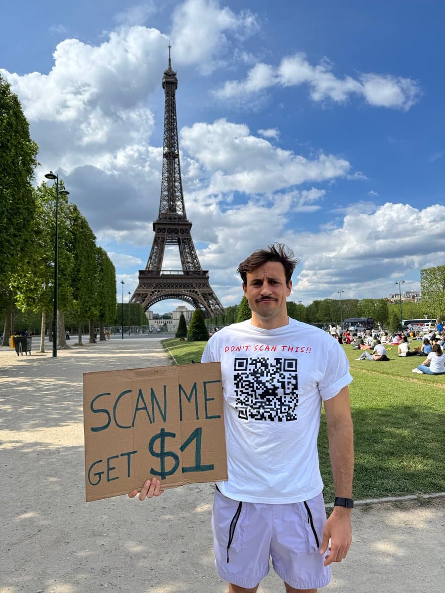 I’m running a stupid marketing experiment now. Come make fun of me (location below)