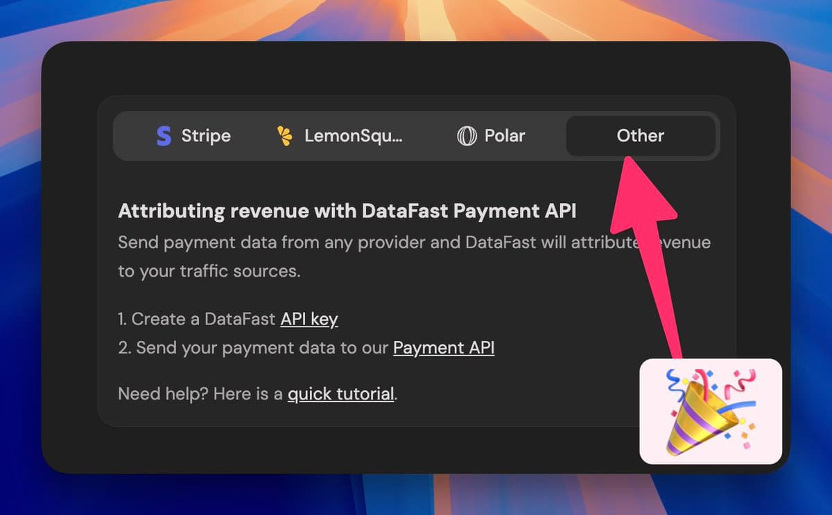 You no longer need Stripe. @DataFast_ now tracks revenue from anything that moves money. PayPal, DodoPayment, Paddle…