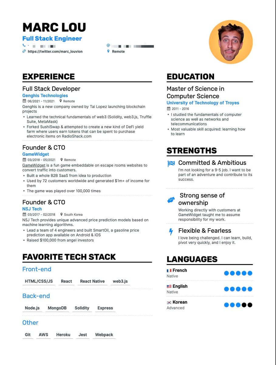 I applied to a dev job after 3 years of failed startups