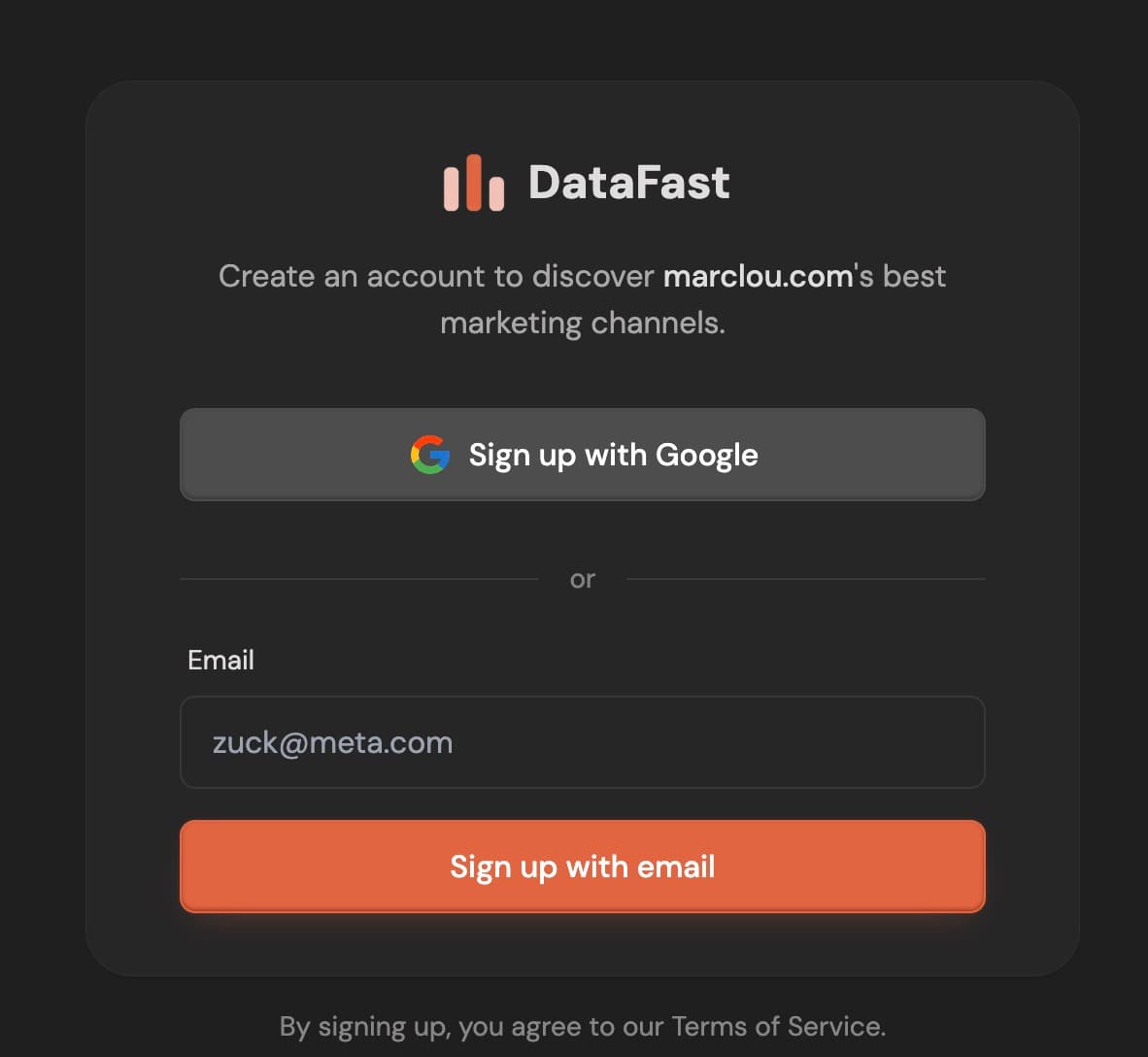2. Onboarding ✍️ Nobody likes to give away their emails. So instead, visitors can directly add their websites from the…