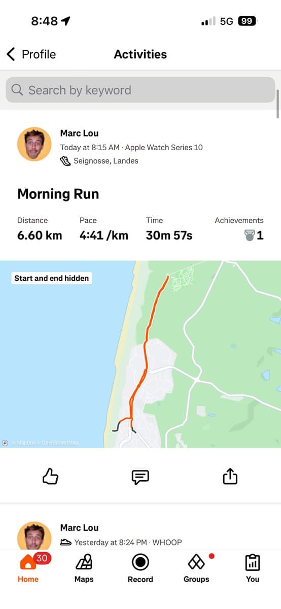 Day 3: I took it easy today because I have 90 minutes of Hyrox in 90 minutes 🙃