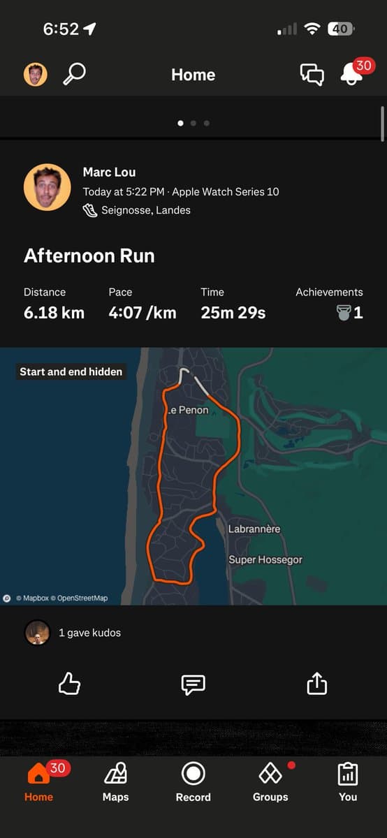 Day 7: It was pouring this AM so I went before dinner. I tend to over stride so I listen to 180BPM metronome to match…