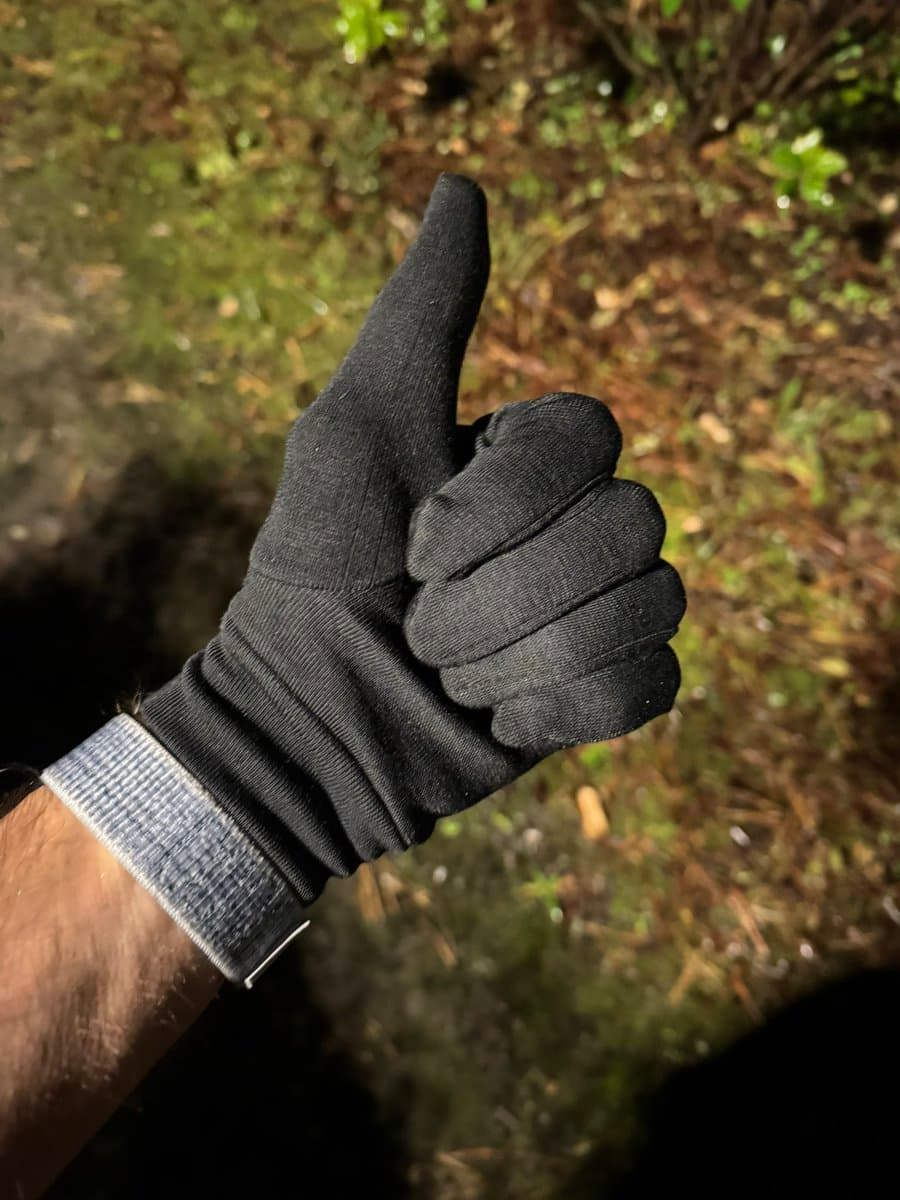 Day 8: Three degrees feels much better with gloves!