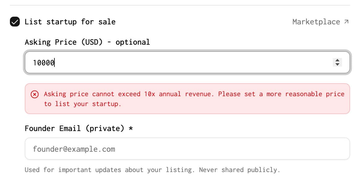 New: Users can't submit too high multiples