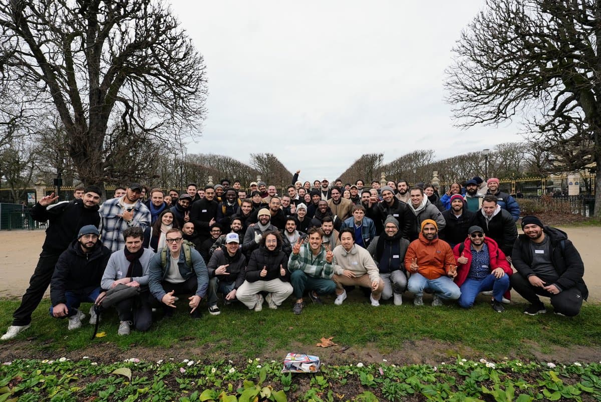 I want to organize a meetup in Paris on December 23rd. Last year, we were 150, and we got kicked out of the park…