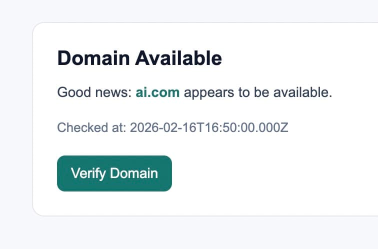 I built my own tiny domain sniper. It's a cron job that runs hourly and checks each domain using RDAP. Now I’m just…