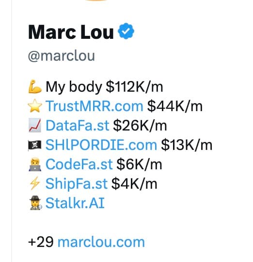 My body makes $112K/m in my new bio