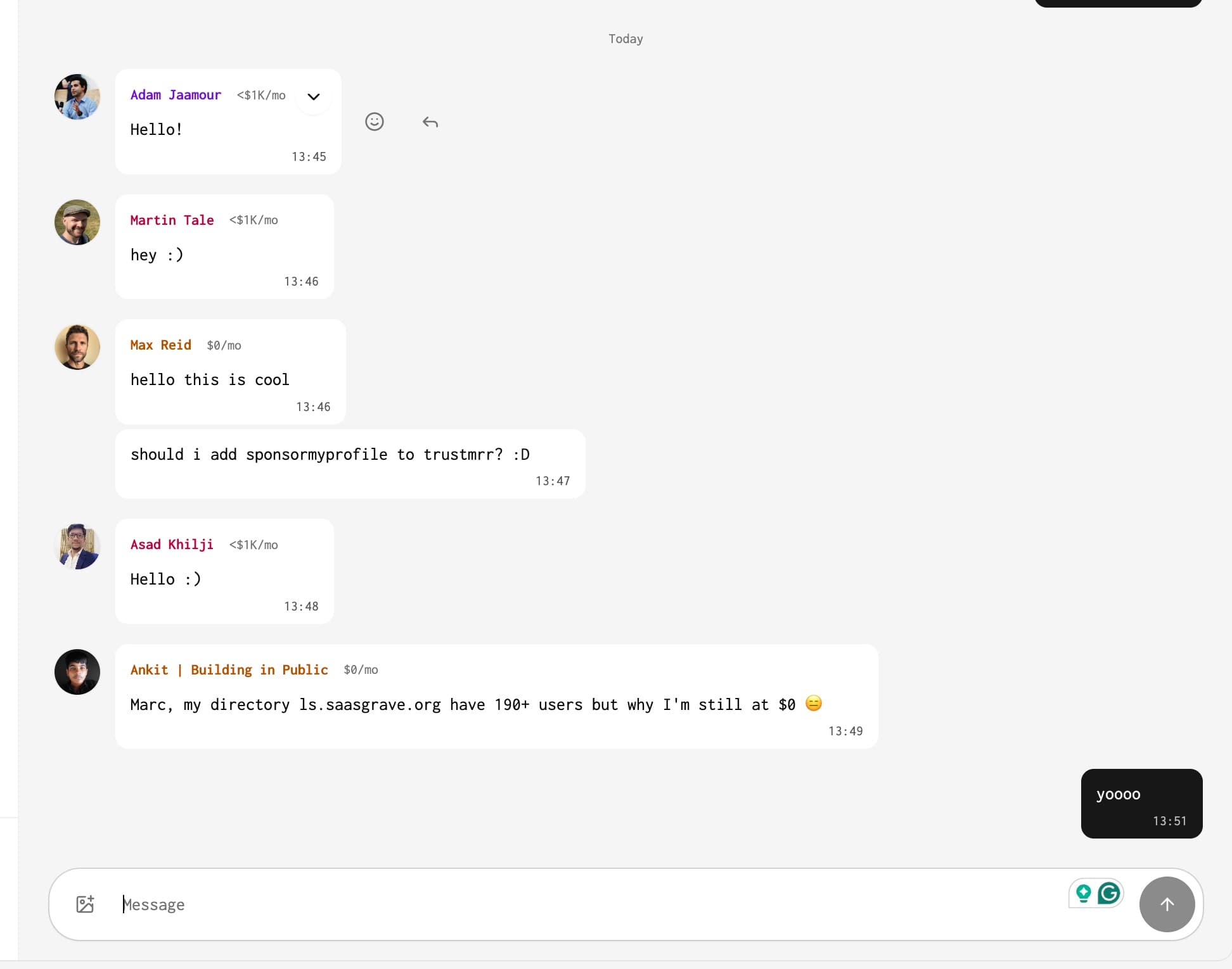 chat, we chatting